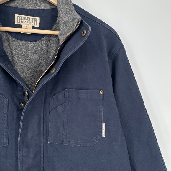 Duluth Trading Co. Burly DuluthFlex Fire Hose Chore Jacket Canvas Utility Coat - Picture 7 of 11